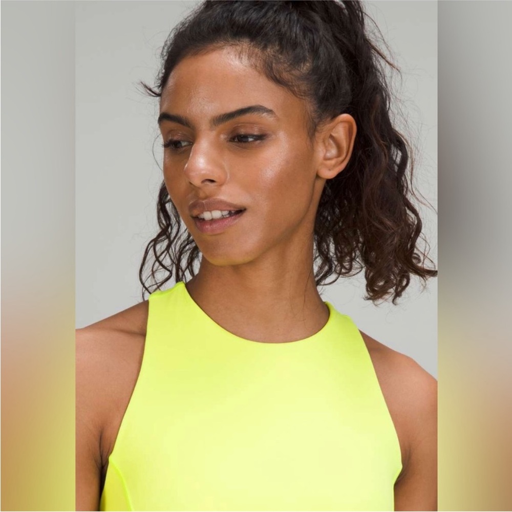 Lululemon Athletica NWT Court Crush Electric Lemon Dress Size 8 - Picture 4 of 13